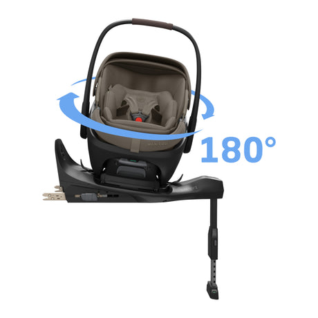 Maxi Cosi Coral Slide Pro Infant Car Seat & FamilyFix Slide Pro ISOFIX Base - Oak Truffle