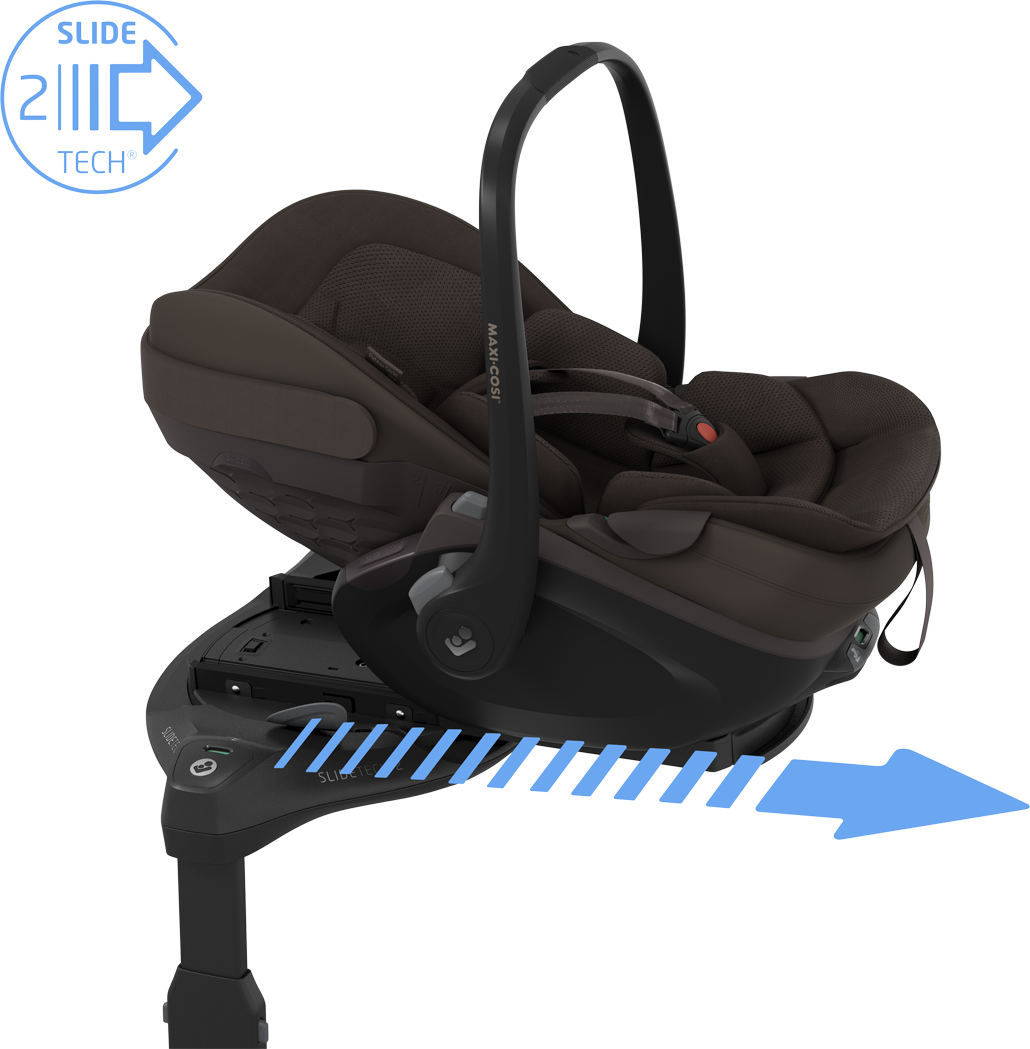 Maxi-Cosi Fame 2026 Premium Travel System with Pebble Slide Pro and Slide Pro Base - Espresso Brown