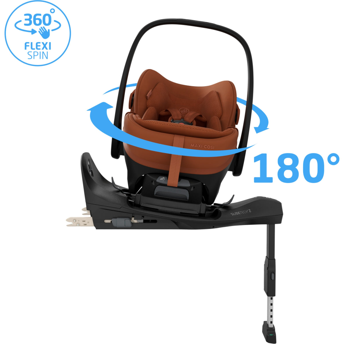 Maxi-Cosi Fame 2026 Premium Travel System with Pebble Slide Pro and Slide Pro Base - Copper Terra