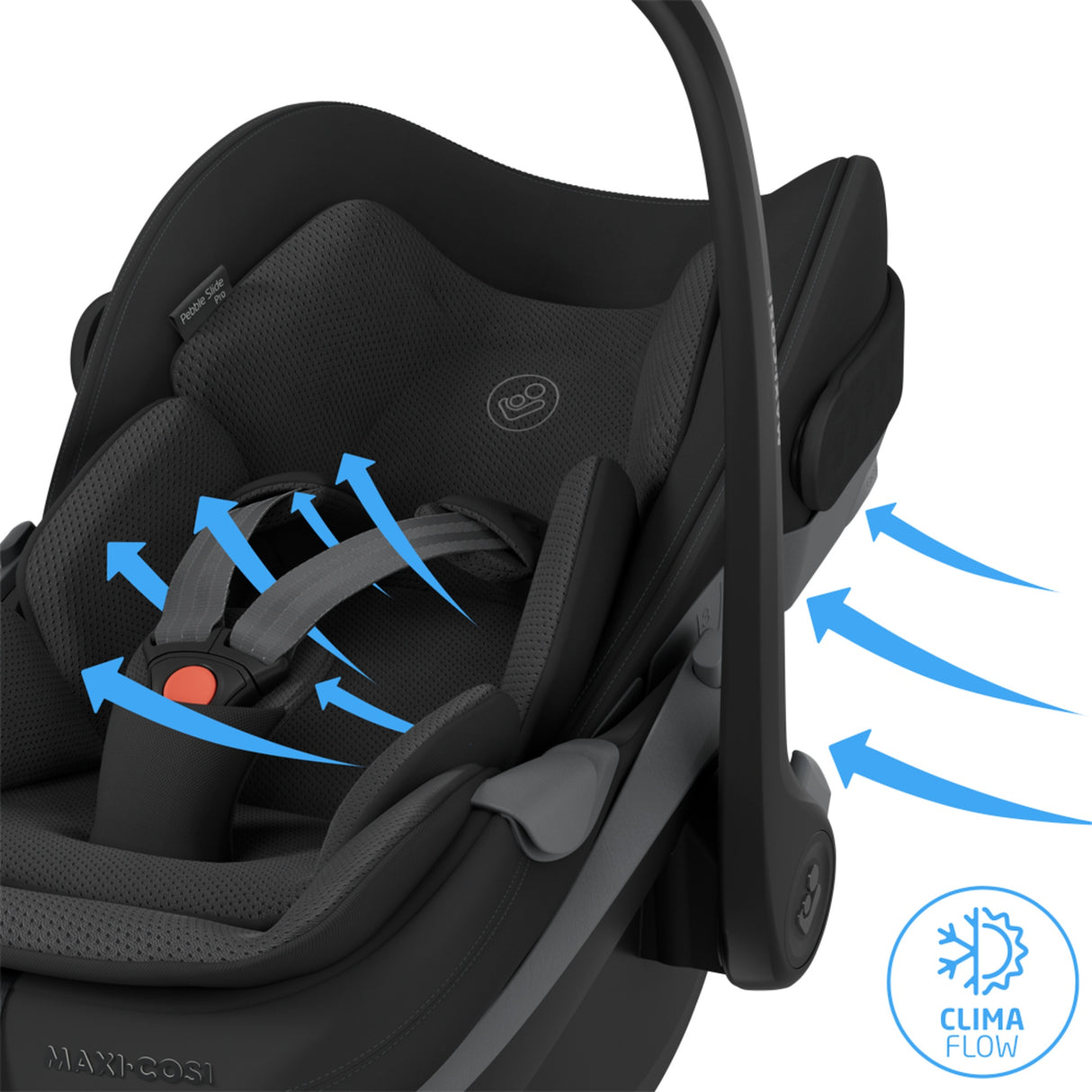 Maxi Cosi Pebble Slide Pro 2026 Car Seat - Onyx Black