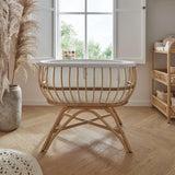 CuddleCo Aria Crib - Rattan