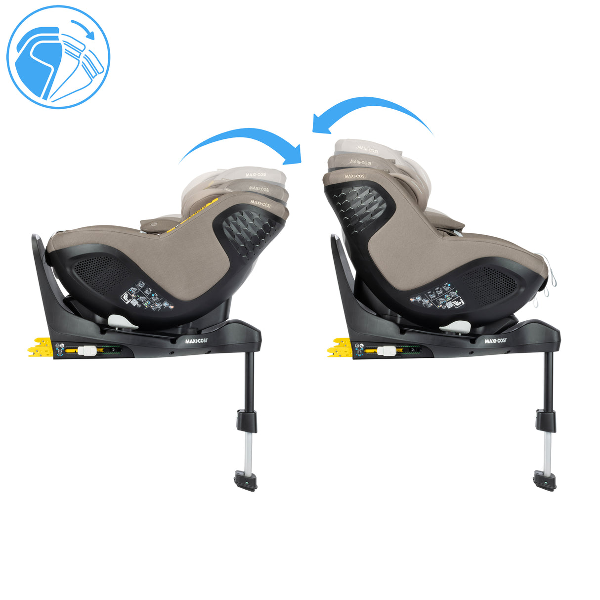 Maxi Cosi Mica 360 Pro Rotating Car Seat - Authentic Sage Taupe