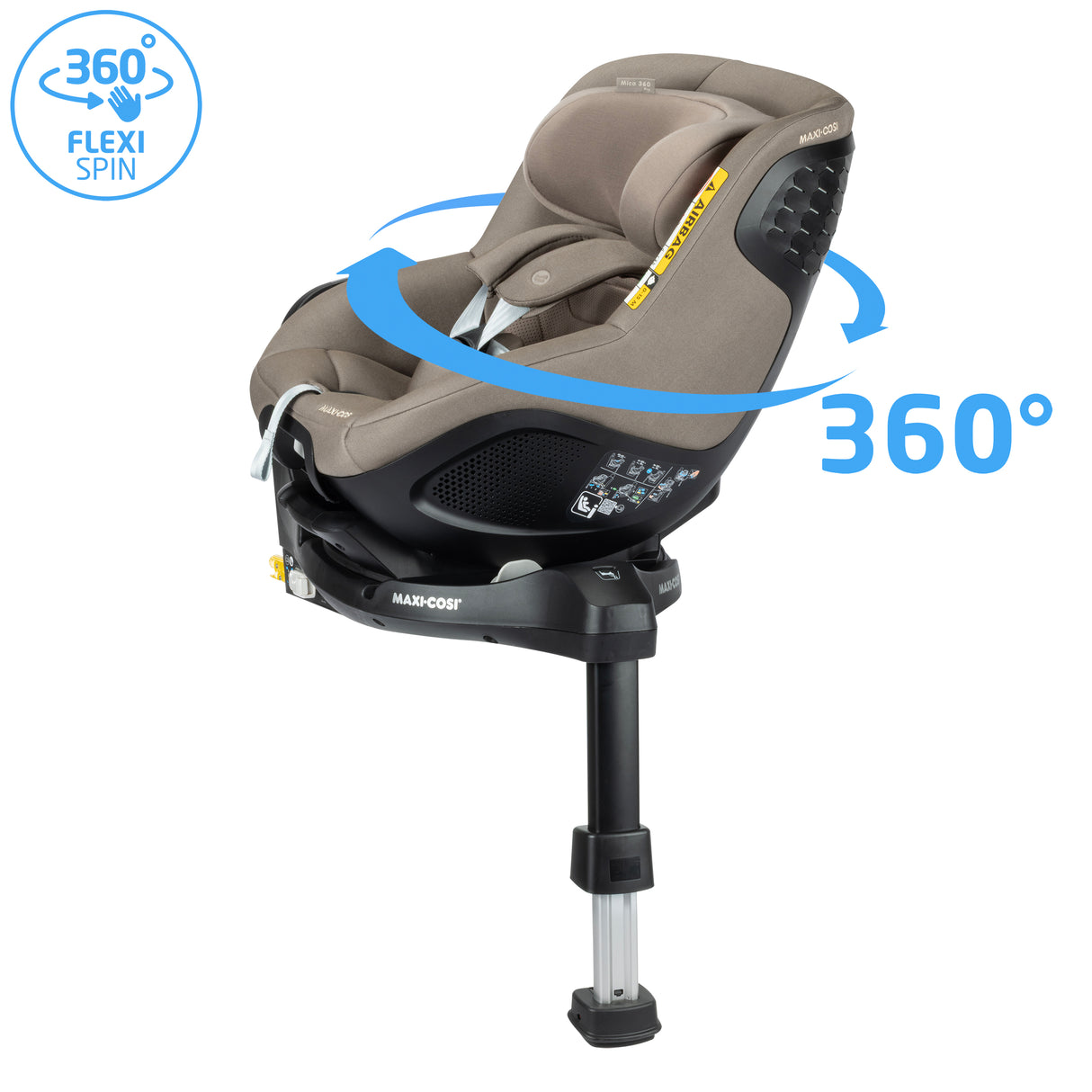 Maxi Cosi Mica 360 Pro Rotating Car Seat - Authentic Sage Taupe