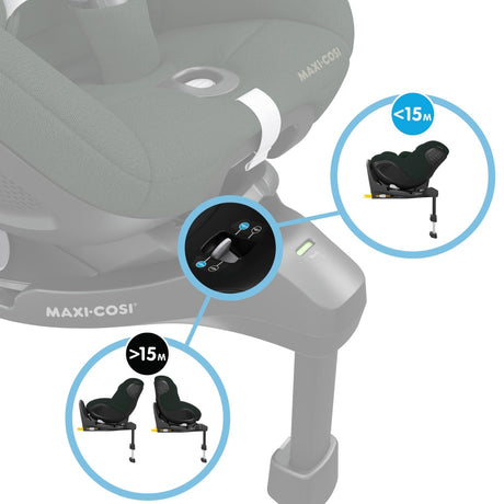 Maxi Cosi Mica 360 Pro Rotating Car Seat - Authentic Graphite