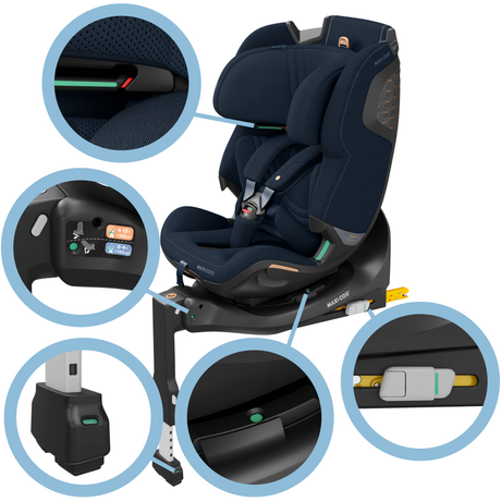 Maxi Cosi Emerald 360 Pro Car Seat - Authentic Blue