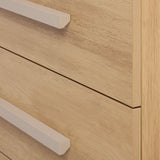 Tutti Bambini Hallee Dresser / Chest Changer - Golden Oak & Mushroom