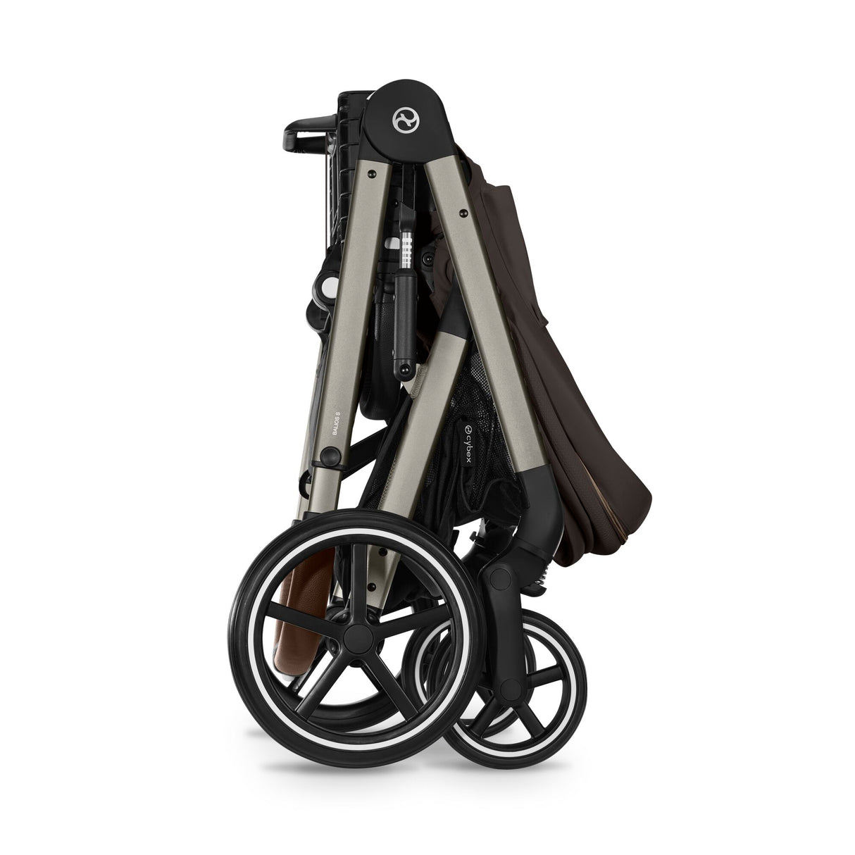 Cybex Balios S Lux Travel System with Cloud G & ISOFIX Base - Chocolate Brown