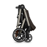 Cybex Balios S Lux Travel System with Cloud G & ISOFIX Base - Chocolate Brown