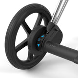 Cybex e-Priam Travel System with Accessories, Cloud T Car Seat & ISOFIX Base - Leaf Green / Chrome Black Frame