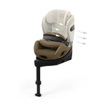 Cybex Anoris Si i-Size Airbag Car Seat with ISOFIX Base -  STYLE Jade Green