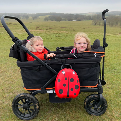 Out N About Nipper Stroller Wagon V6 - Summit Black