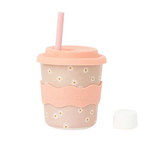 Chino Club Daisy 8oz Cup & Silicone Straw