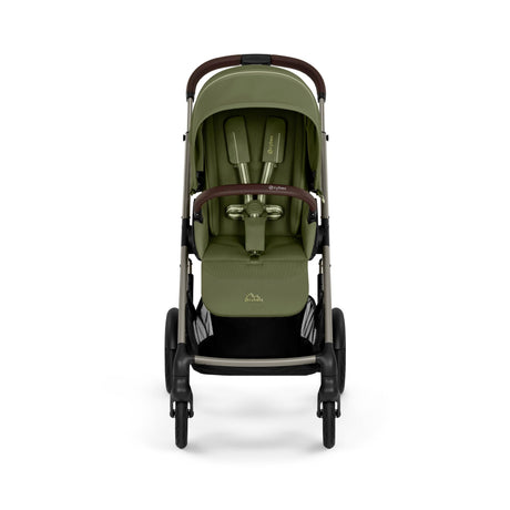 Cybex Talos S Lux Newborn Nest Travel System with Cloud T Car Seat & ISOFIX Base - Moss Green