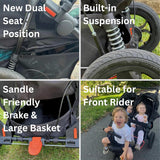 Out n About Nipper V6 Plus Double Pushchair - Sycamore Green