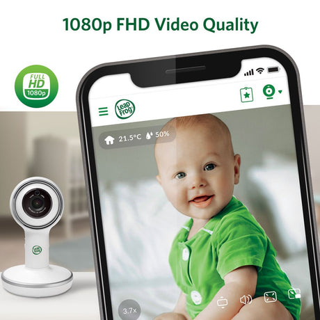 Leapfrog LF5817 7" Over-The-Crib Smart HD Video Baby Monitor