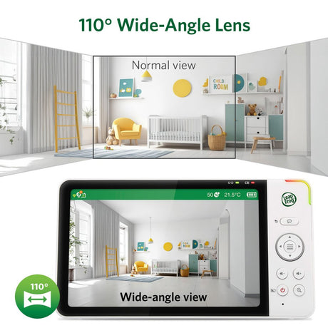 Leapfrog LF5817 7" Over-The-Crib Smart HD Video Baby Monitor