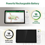 Leapfrog LF5817 7" Over-The-Crib Smart HD Video Baby Monitor