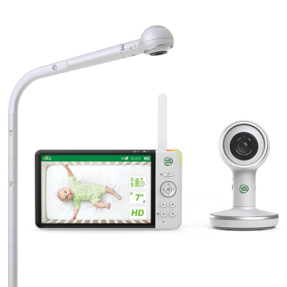 Leapfrog LF5817 7" Over-The-Crib Smart HD Video Baby Monitor