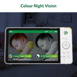 Leapfrog LF5817 7" Over-The-Crib Smart HD Video Baby Monitor