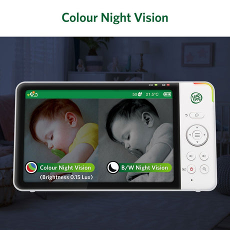 Leapfrog LF5817 7" Over-The-Crib Smart HD Video Baby Monitor