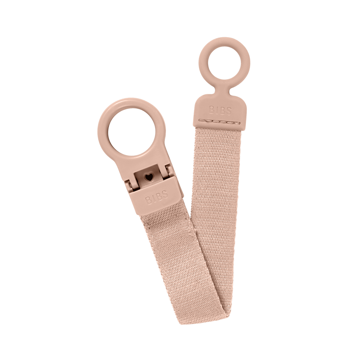BIBS Pacifier Soother Clip - Blush