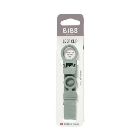 BIBS Pacifier Soother Clip - Sage
