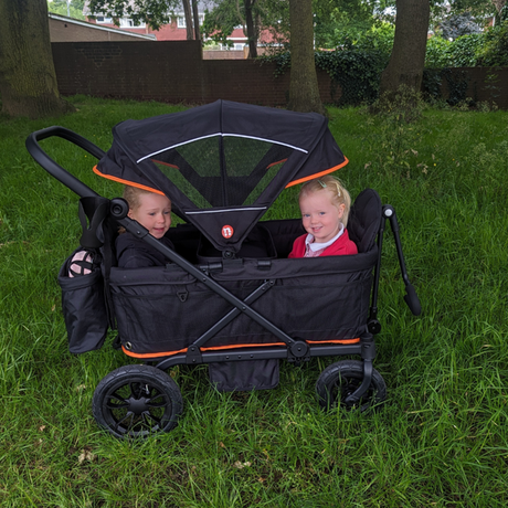 Out N About Nipper Stroller Wagon V6 - Summit Black