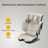 Jovikids Rober+ Folding High Back Booster - Milkstone