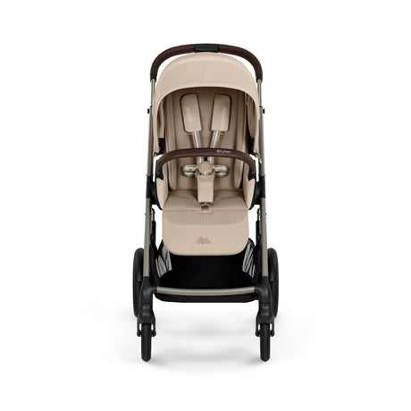 Cybex Talos S Lux Newborn Nest Travel System with Cloud G Car Seat & ISOFIX Base - Almond Beige