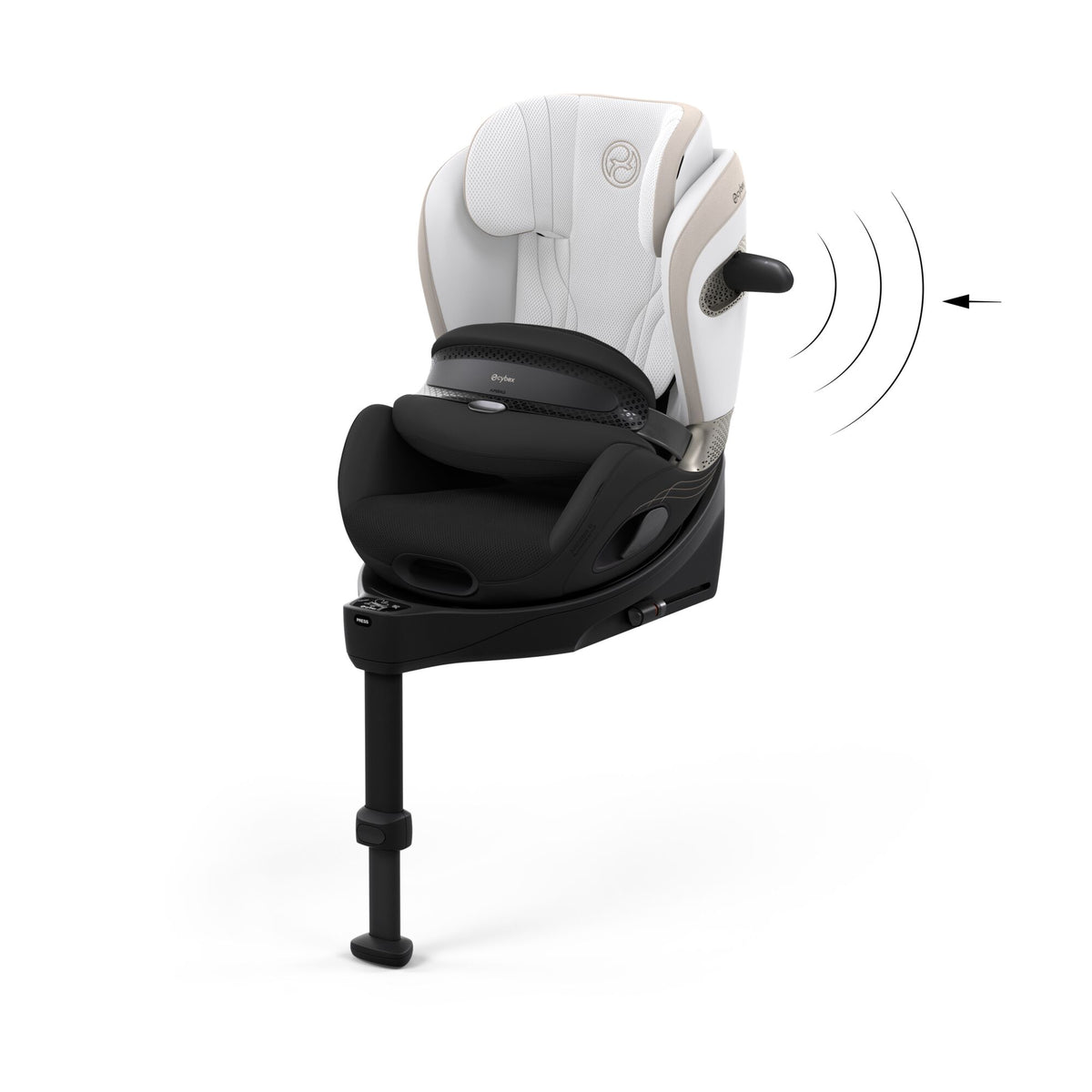 Cybex Anoris S i-Size Air Bag Car Seat - STYLE Off White