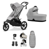 Cybex Avi Spin Pushchair Bundle with Accessories - Fog Grey