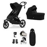 Cybex Avi Spin Pushchair Bundle with Accessories - Moon Black