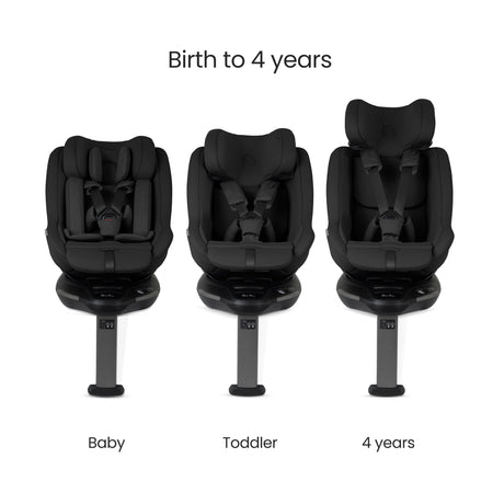 Silver Cross Approach Plus 360 Car Seat - Iconic Black