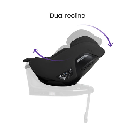 Silver Cross Approach Plus 360 Car Seat - Iconic Black