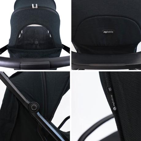 My Babiie MBX7 Compact Stroller - Black