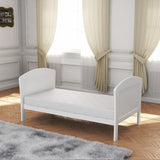 Babymore Aston Drop Side Cot Bed - White