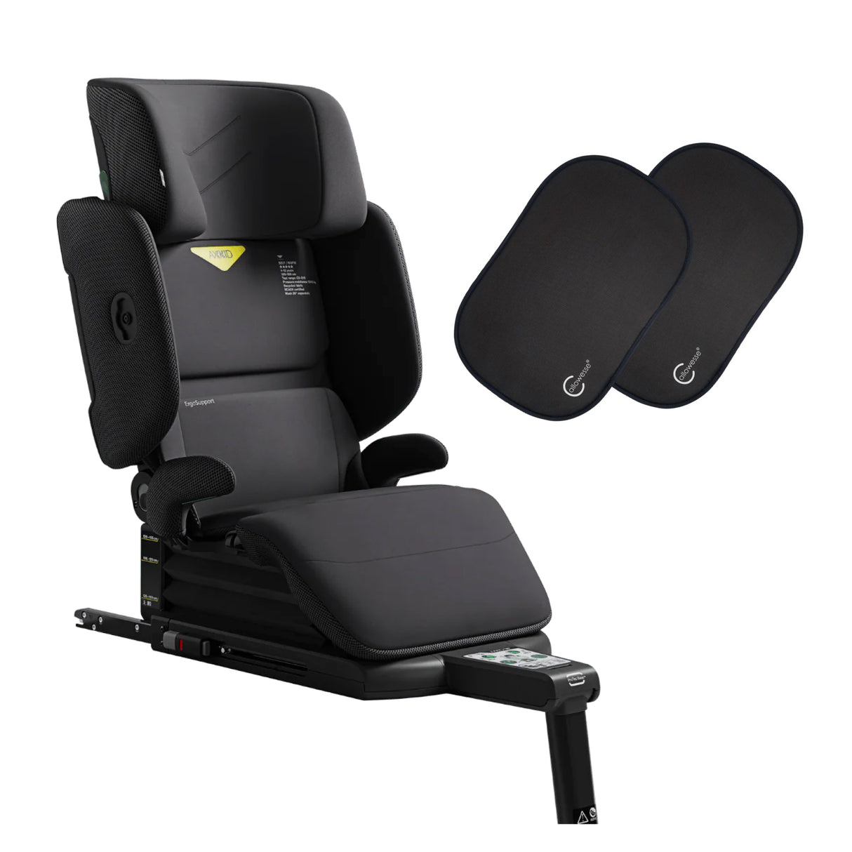 Axkid UP High Back Booster with Footrest - Artic Mist Grey