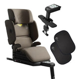 Axkid UP High Back Booster with Footrest - Driftwood Beige