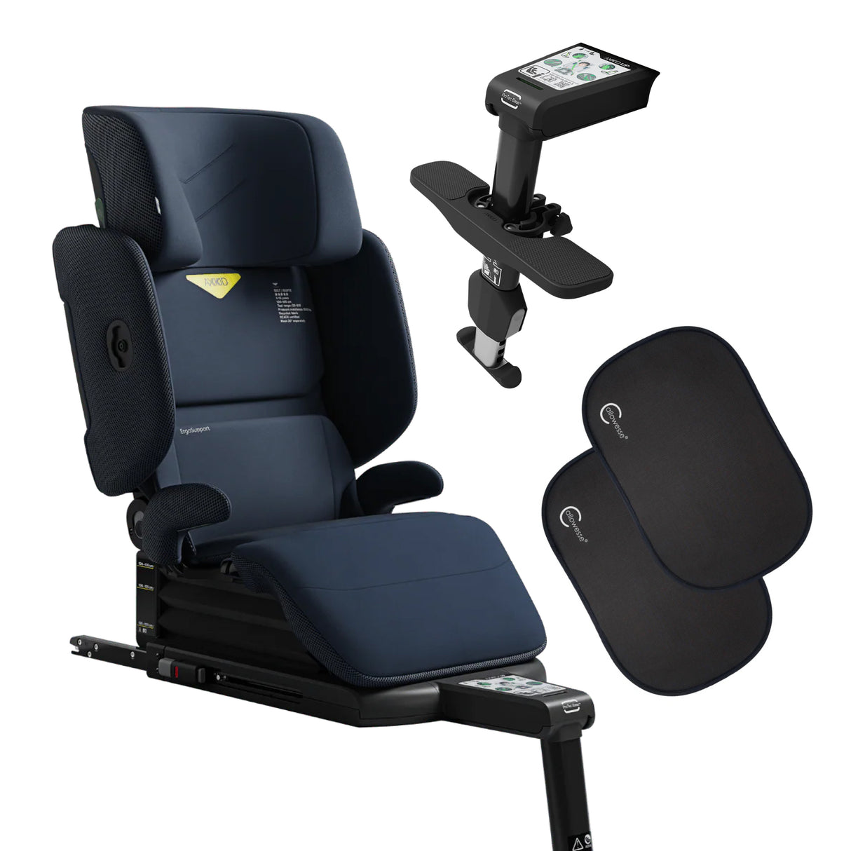 Axkid UP High Back Booster with Footrest - Glacier Lake Blue