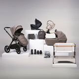 BabaBing 16 Piece Raffi Travel & Home Bundle with Spin Car Seat & ISOFIX Base - Mink