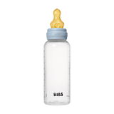 BIBS Medium Flow 270ml Latex Baby Bottle - Blue