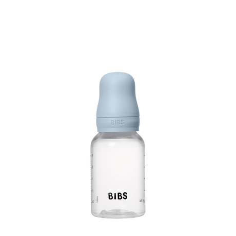 BIBS Slow Flow 150ml Latex Baby Bottle - Blue