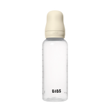 BIBS Medium Flow 2 Pack 270ml Round Latex Baby Bottle Set - Ivory