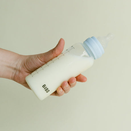 BIBS Medium Flow 270ml Latex Baby Bottle - Blue
