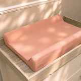 CuddleCo Wedge Muslin Changing Mat - Rose Pink