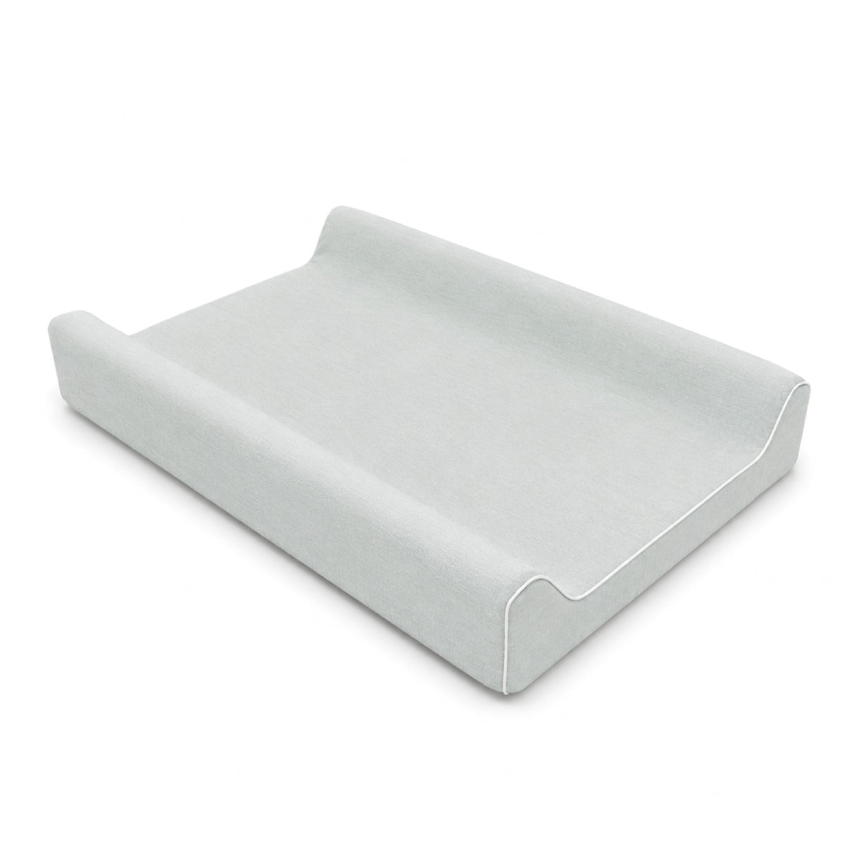 CuddleCo Wedge Muslin Changing Mat - Sea Salt Blue