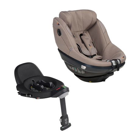 BeSafe Beyond 2 360 Car Seat - Dark Sand Soft Breeze