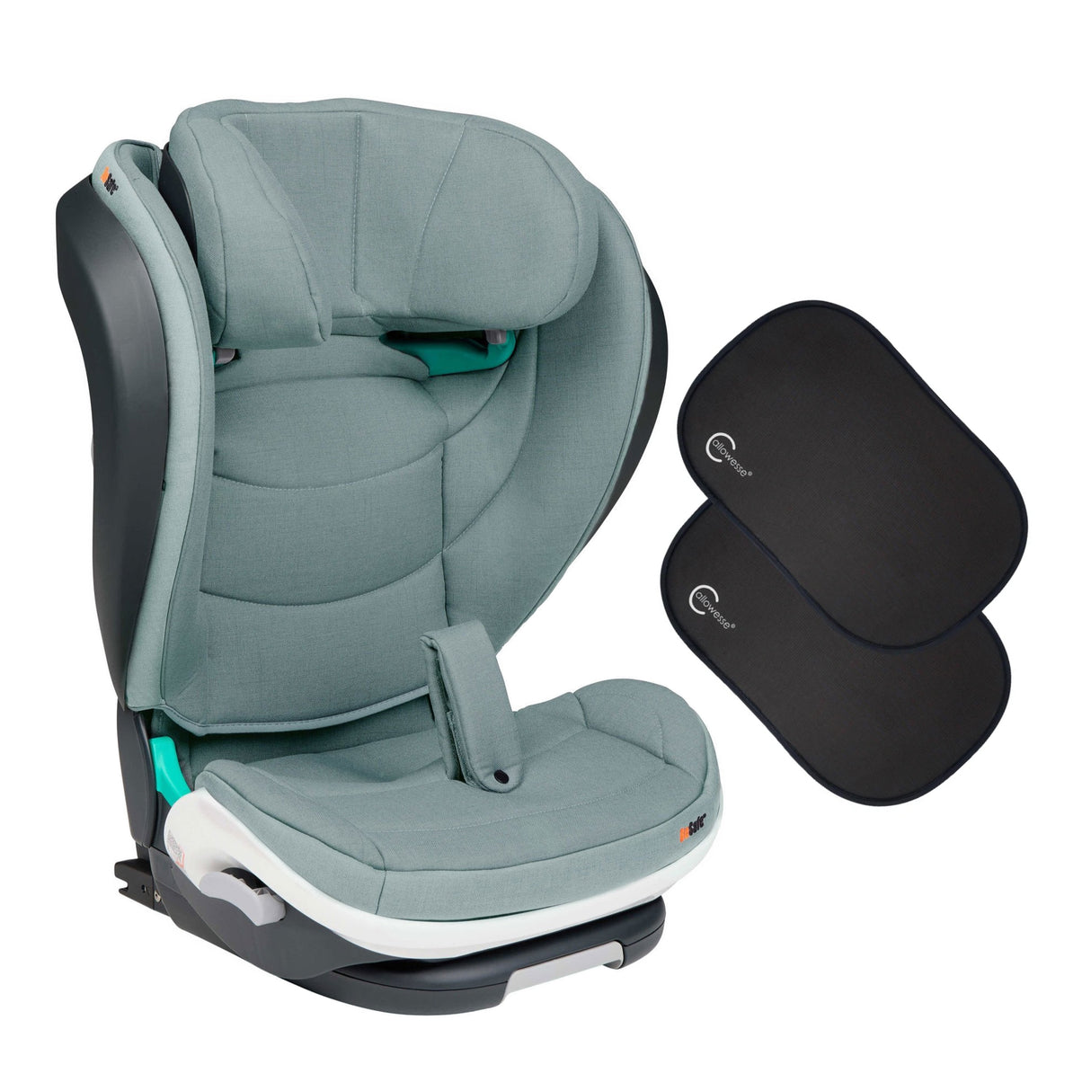 BeSafe Flex FIX 2 High Back Booster - Sea Green Melange