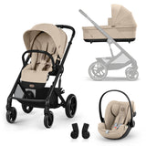 Cybex Balios S Lux Travel System with Cloud G Car Seat - Almond Beige