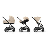Cybex Balios S Lux Travel System with Cloud G Car Seat - Almond Beige
